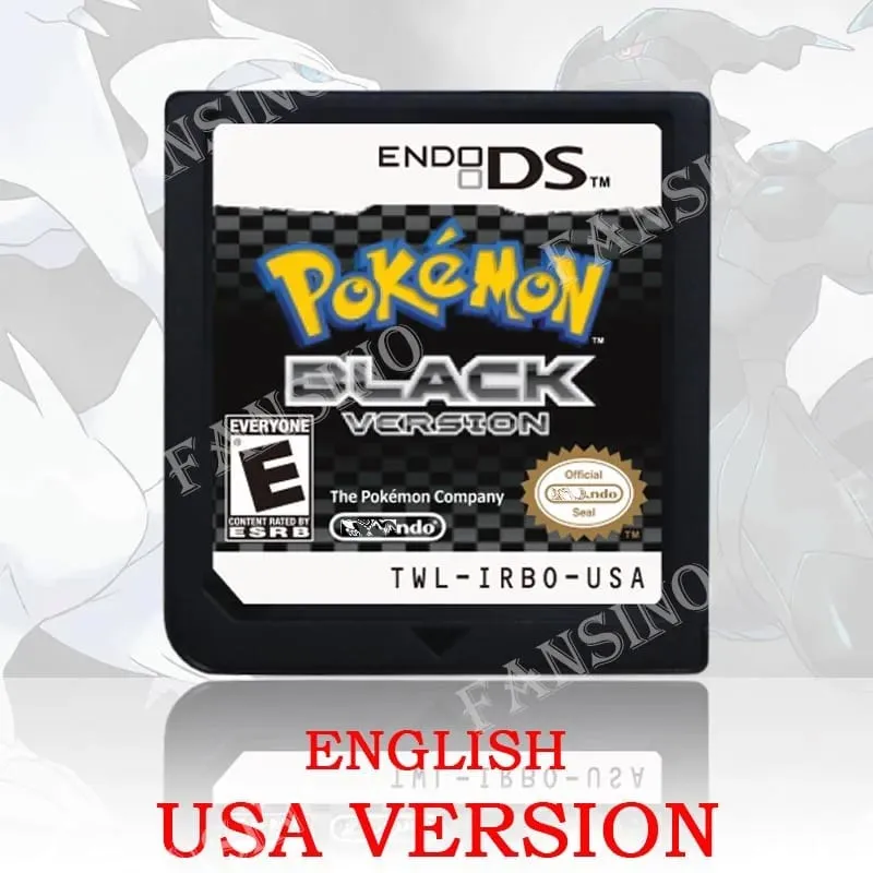 (USA EUR AUS) Pokemon Black White 1/2 Έκδοση Υψηλής Ποιότητας Αυθεντικό 1:1 Replica DS Video Game Cartridge For DS 2DS 3DS Console — image 8