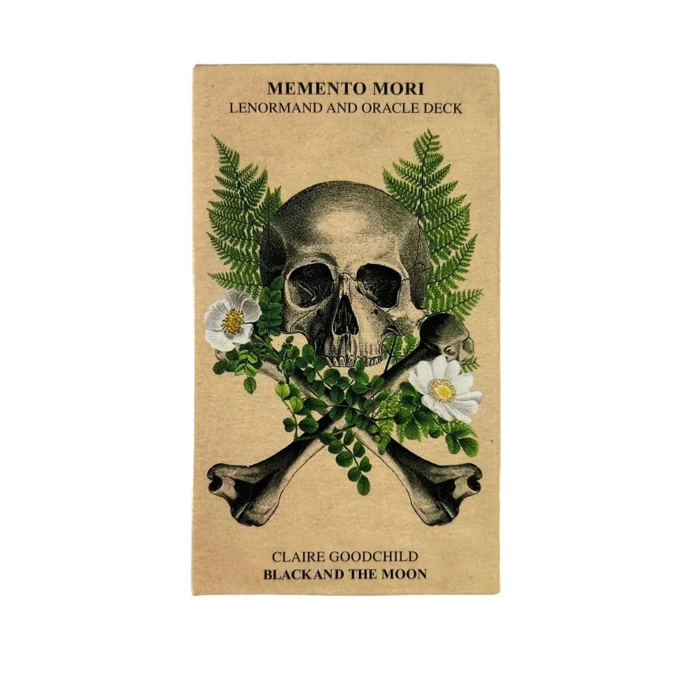 1 pc Memento Mori Lenormand ו-Oracle Deck קלפי משחק באנגלית