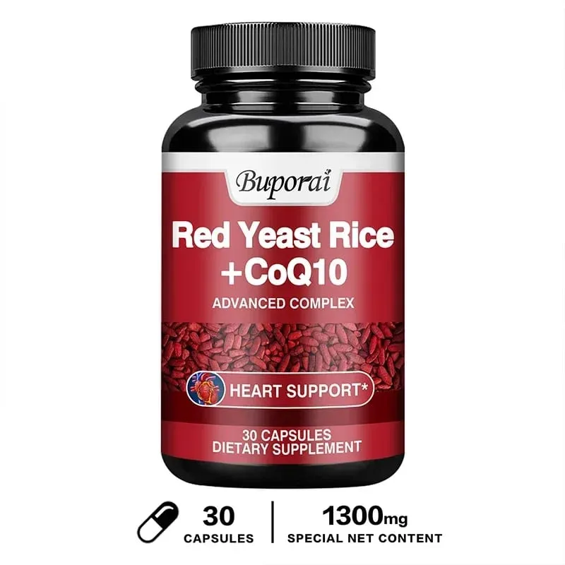 Red Yeast Rice with CoQ10 Supplement - Antioxidant Support for Energy and Heart HealthSupplementsSupplements — image 10