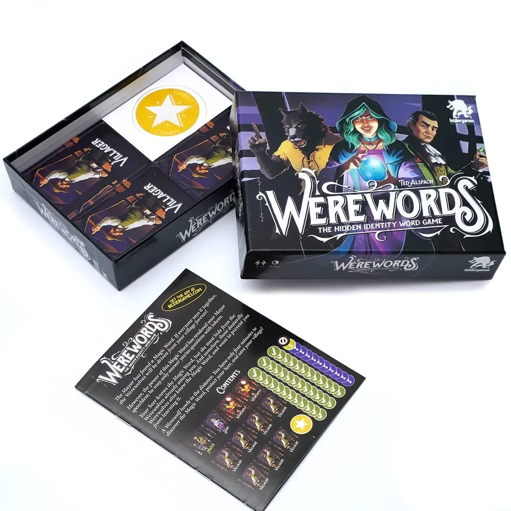 משחק לוח של Werewords כיף למשפחות ניכוי חברתי מרתק נהדר למשפחות משחק מסיבות למשחק מילים — image 5
