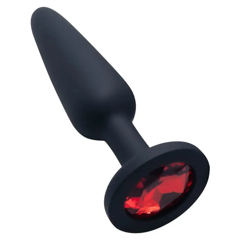 Silicone Anal Plug for Woman 3 Sizes Butt Plug Crystal Base Sex Toys Anal Toys Sex Stopper Adult Toys Anal Trainer for Couples