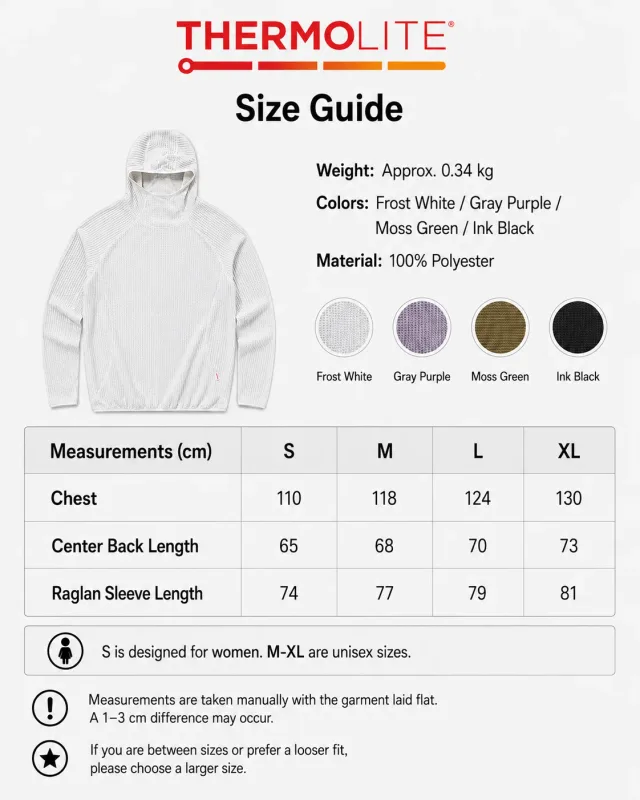 Thermolite® 四季保暖連帽衫男女通用輕速乾套頭運動衫透氣冬季中層運動服 — image 5
