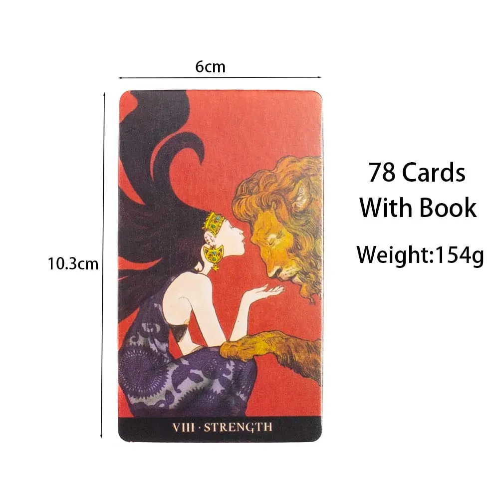 2026 ÚJ Circe Tarot Kártyák 10,3*6Cm 78 db Jóslás Sors Pakli Társasjáték Kártya Családi Partira
