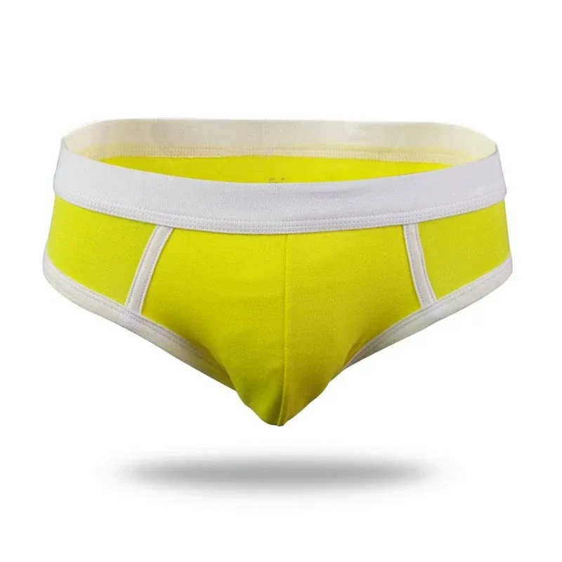 4PCS Men Cottn Briefs Underwear Simple Breathable Low Waist Lingerie Underpants Male Homewear Trunks Calzoncillos — image 14