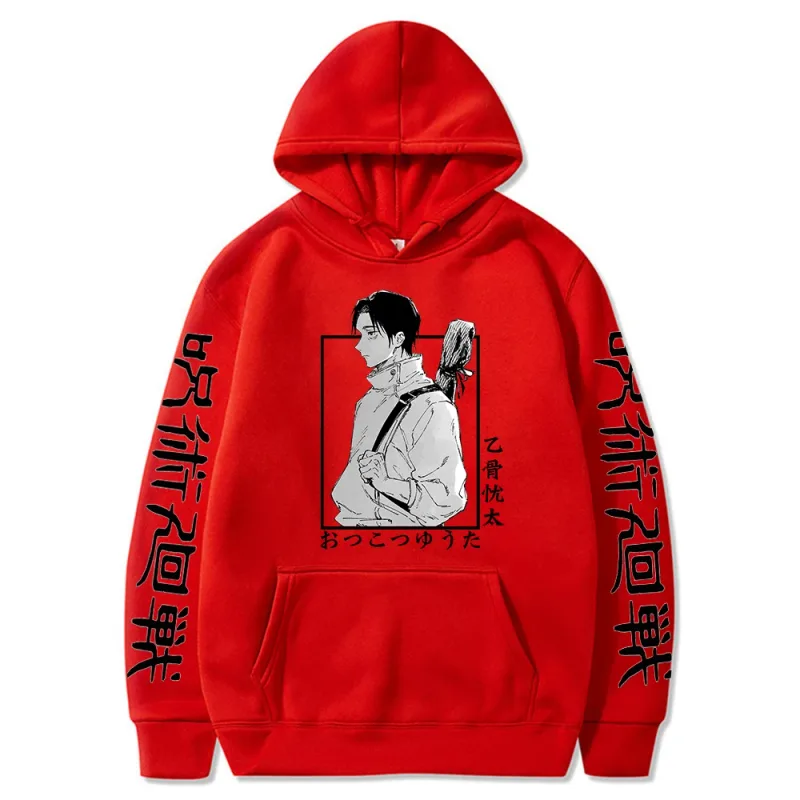 Okkotsu Yuta Graphic Hoodies Anime Jujutsu Kaisen Vintage Oversized Hooded Hip Hop Long Sleeves Cotton Hoodie Men Women Clothes — image 9