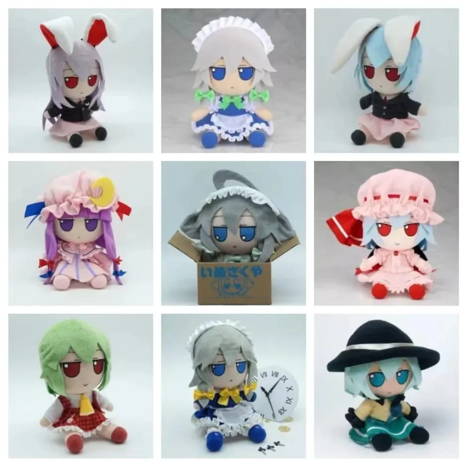 20cm Touhou Project Plush Doll Fumo Komeiji Koish Sakuya Izayoi anime peripheral ragdolls Cosplay Handmade customized gifts — image 2