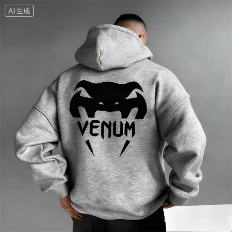 2026 BAGONG BAGONG Bago! UFC Men's Boxing Sports Hoodie Warm and Comfortable Casual Hoodie for Autumn and Winter Fashionable Printed — image 5