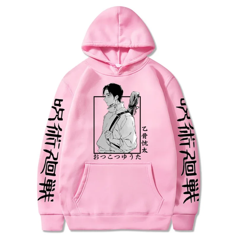 Okkotsu Yuta Graphic Hoodies Anime Jujutsu Kaisen Vintage Oversized Hooded Hip Hop Long Sleeves Cotton Hoodie Men Women Clothes — image 6