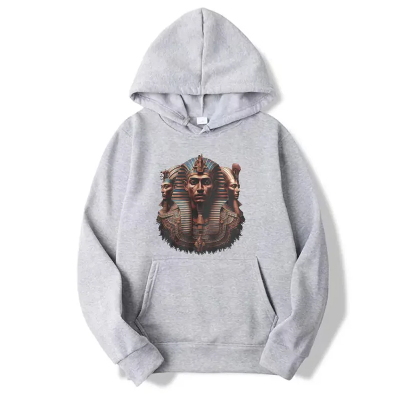 Egyptian Pharaoh Graphic Ancient Egypt Art Meme Hoodie Men Women Vintage Fashion Humor Long Sleeve Hooded Sweatshirts Streetwear — image 6