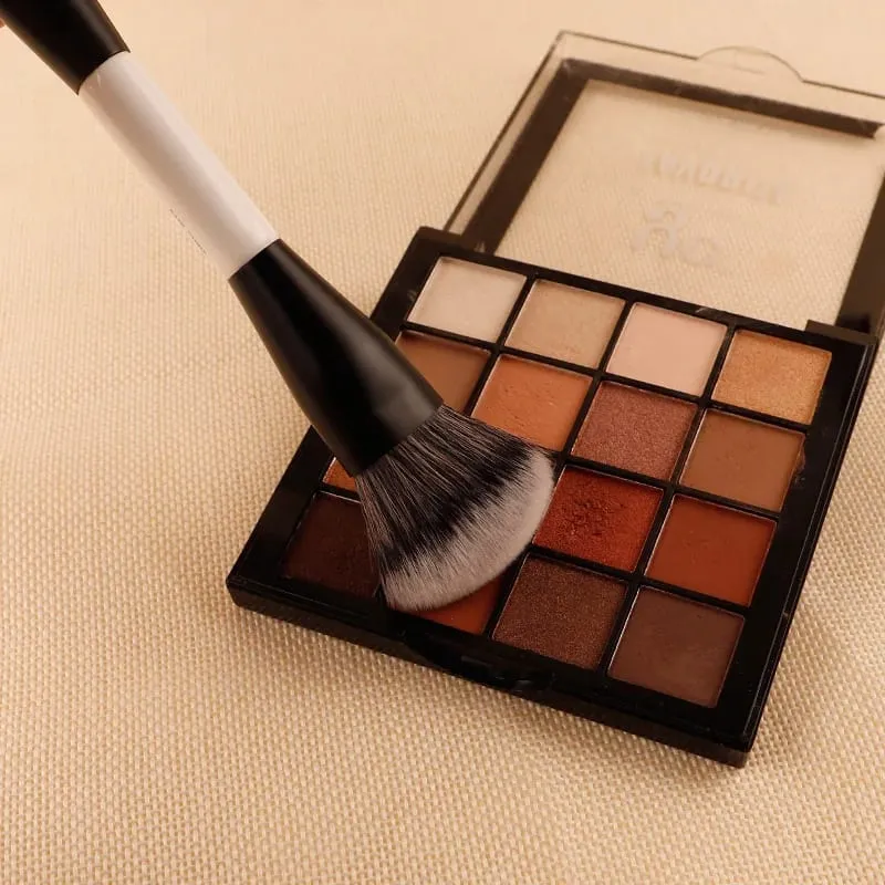 F4 Dual-Ended Foundation Face Brush Διπλής άκρης Powder Blush Contour and Eyeshadow Concealer Πινέλα μακιγιάζ — image 2