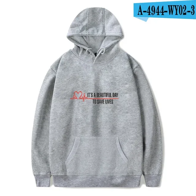 Harajuku Gray's Anatomy Tumblr Greys Anatomy moletom com capuz estampado moletom masculino/feminino confortável moletom adulto/criança — image 35