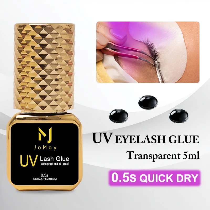 0.5Sec Eyelash Extension Glue Black Fast Dry UV Lashes Glue Black Eyelash Glue Lash Remover For UV Eyelash Extension — image 4