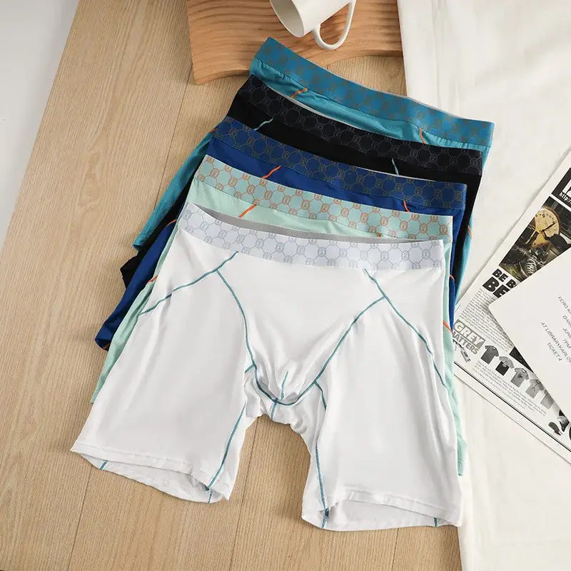 Mens Boxers Bamboo Fiber Underwear Man Panties Homme Ropa Breathable U Convex Pouch Mahabang Underpants Plus Size Boxer Shorts M-XXL — image 10