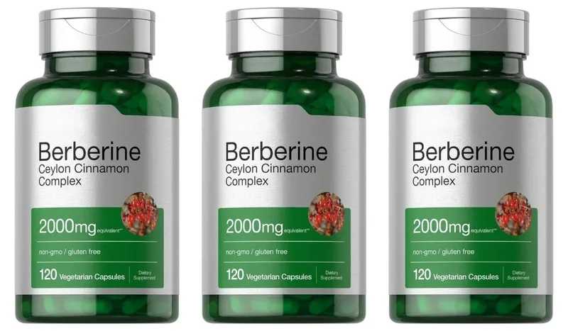 Berberine Ceylon fahéj komplex 2000 mg vegetáriánus kapszula GMO-mentes gluténmentes napi wellness-kiegészítő felnőtteknek 120 Count — image 9