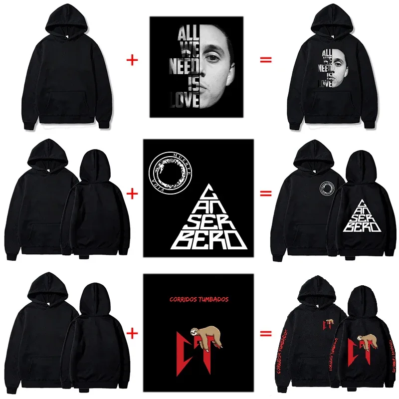 Personalizado impresso masculino feminino hoodie solto roupas casuais moda manga longa com capuz pulôver personalidade streetwear camisolas — image 3