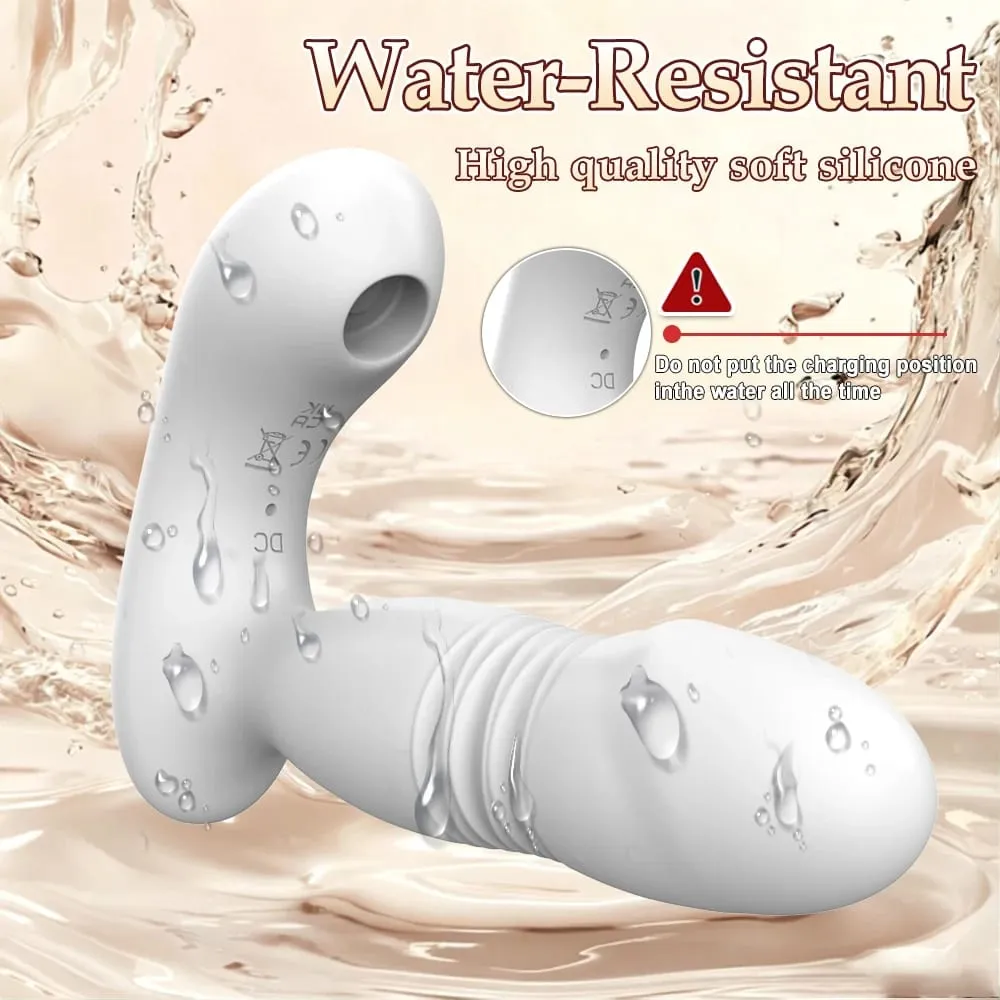 Thrusting Dildo αναβαθμισμένο παιχνίδι σεξ 9 συχνότητας Δονούμενο σημείο G θηλή με κλειτορίδα Φορετός δονητής σεξουαλικά παιχνίδια για ενήλικες για θηλυκό ζευγάρι