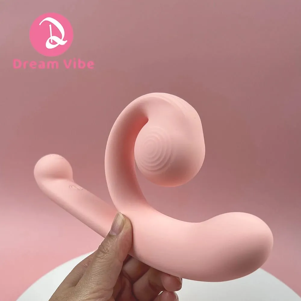 Ροζ Σαλιγκάρι Δονητής με σημείο G Dildo Penetration Flexbile Snail για τέλεια εφαρμογή στο κλειτορίδα Stimulaiton 10 Modes Pleasur Sex Toy for Women — image 3