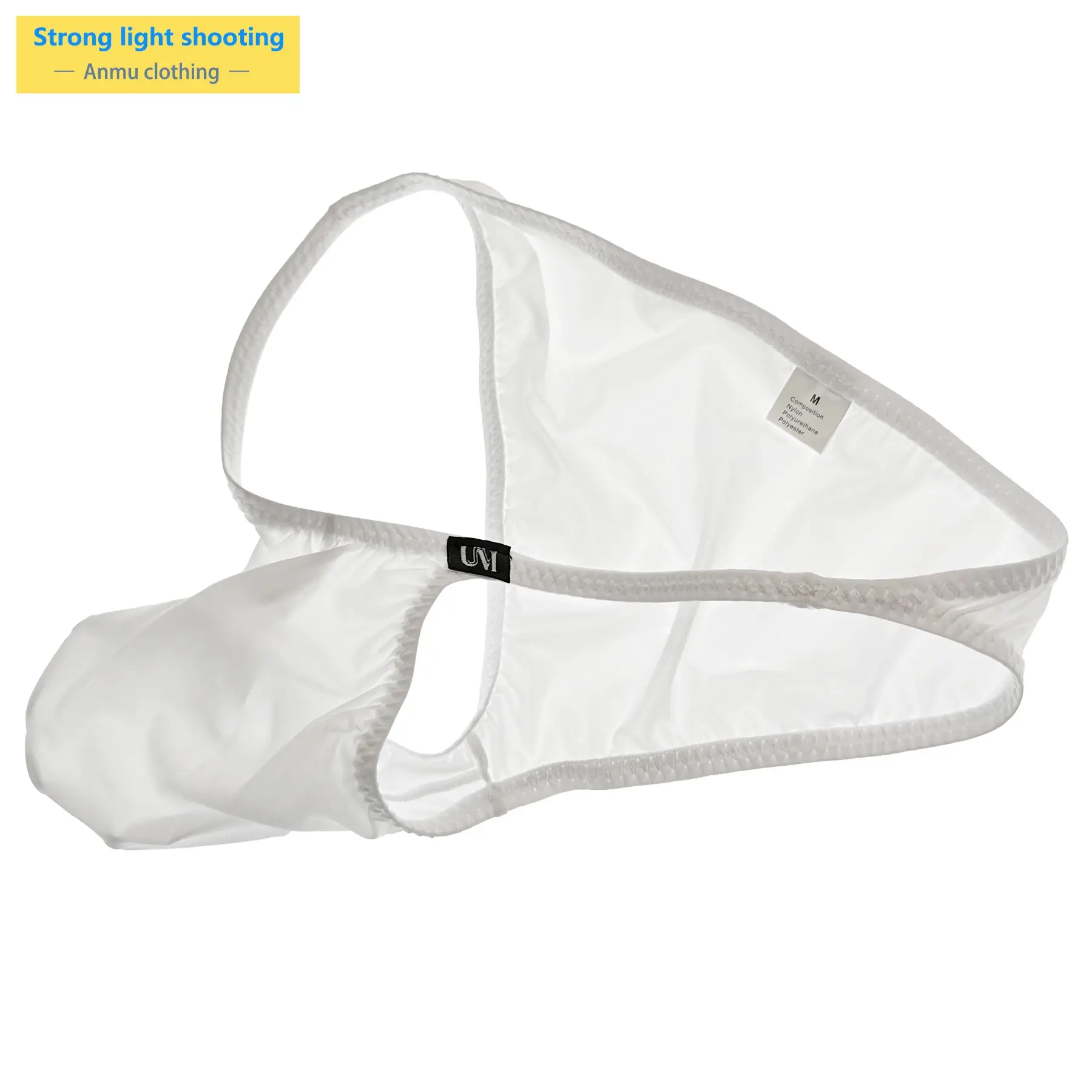 Ropa interior sexy semitransparente para hombre, cómoda, de gran tamaño, para uso diario — image 3