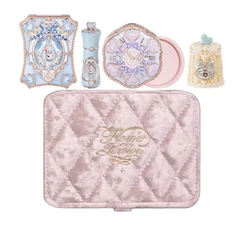 Flower Knows Makeup Professional Completa Eye Shadow Air Cushion CC Cream Blush Lipstick & Mascara Jewelry Box Σετ δώρου — image 6