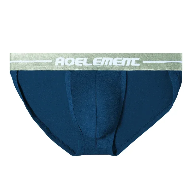 Low waist sexy modal panties men u convex tight high fork T pants sports briefs thong summer thin shorts — image 5