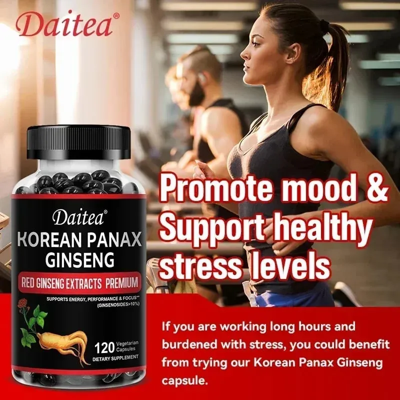 Korean Red Ginseng Capsules-1000 Mg Boosts Energy Endurance Athletic Performance and Muscle Strength Supports Immune Health — image 5