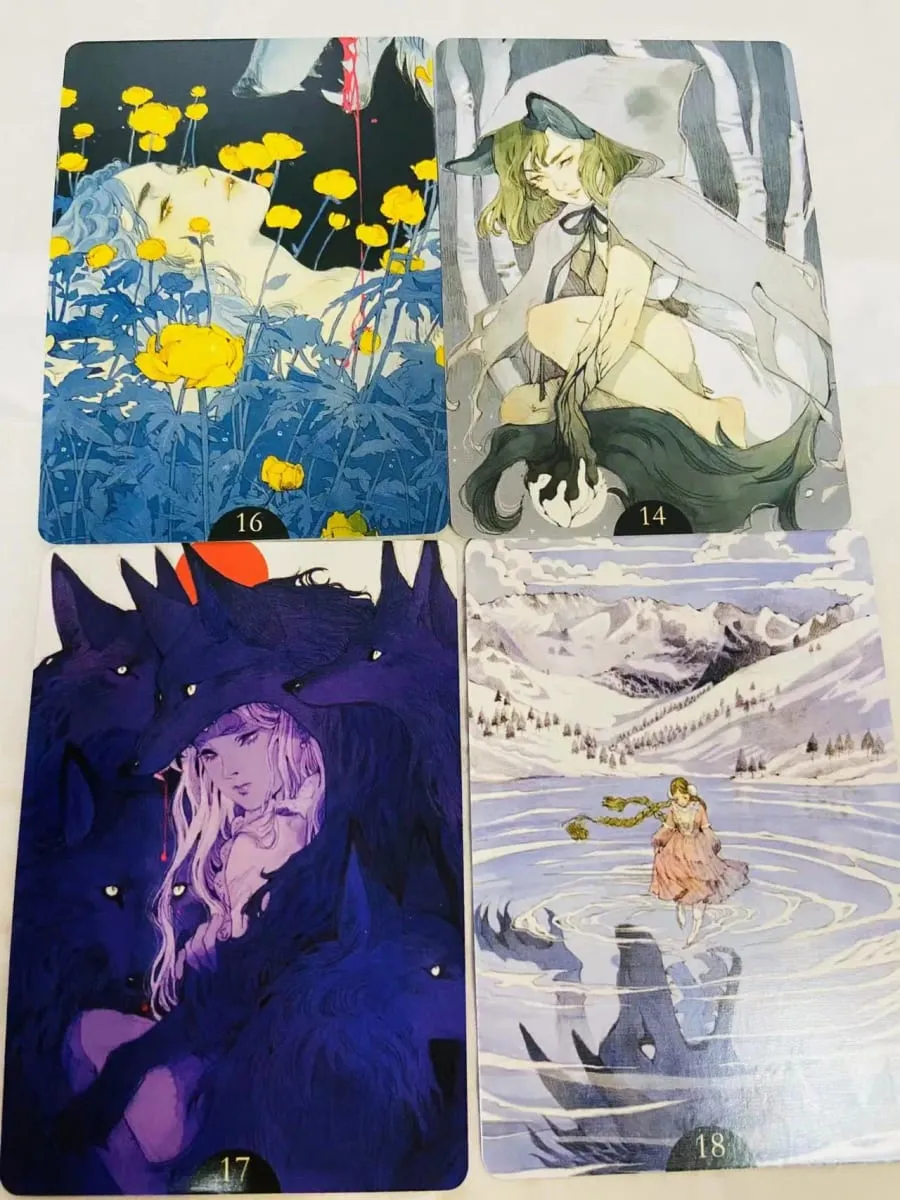 Loputyn Oracle cards A 36 Deck English Visions Divination Party Επιτραπέζιο παιχνίδι Μαντική Προφητεία Επιτραπέζια παιχνίδια Tarot Deck