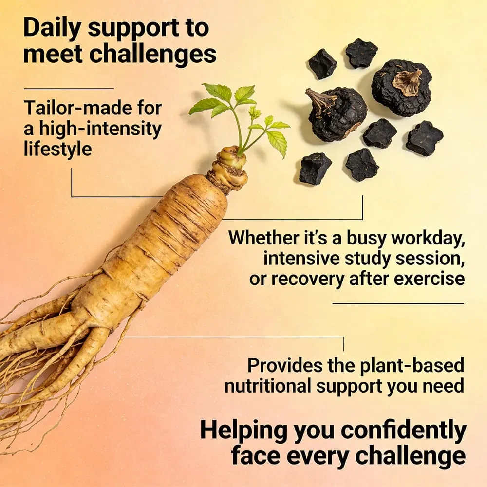 Maca Root Capsules with Ginseng - Promote Energy Mood Stamina & Performance Supports Mental Health for Men and Women — image 6