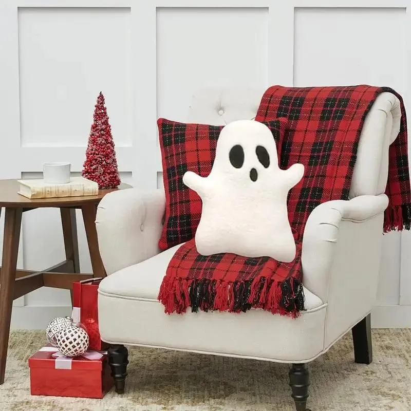 Szellem kitömött állat Halloween szellem baba játék kitömött plüss puha rajzfilm kitömött állatok Szellem Vicces otthoni dekoratív plüssjáték — image 6