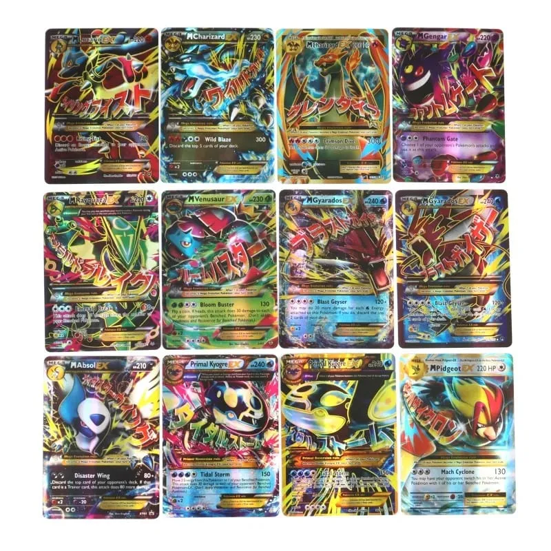60/100Pcs Pokemon Shining Cards Αγγλική Έκδοση MEGA GX Vmax TAG EX Proxy Collection Cards Παιχνίδια Δώρο για παιδιά — image 4