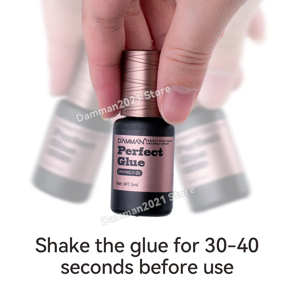Damman Eyelash Adhesive Professional Lash Glue for Eyelash Extension Fast Drying Lashes Extension Glue Flase Eyelash Supplies — image 6