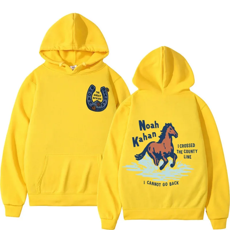 Noah Kahan The Great Divide Tour 2026 Graphic Hoodies Lalaki Babae Fashion Damit Pullover Casual Oversized Winter Sweatshirt — image 9
