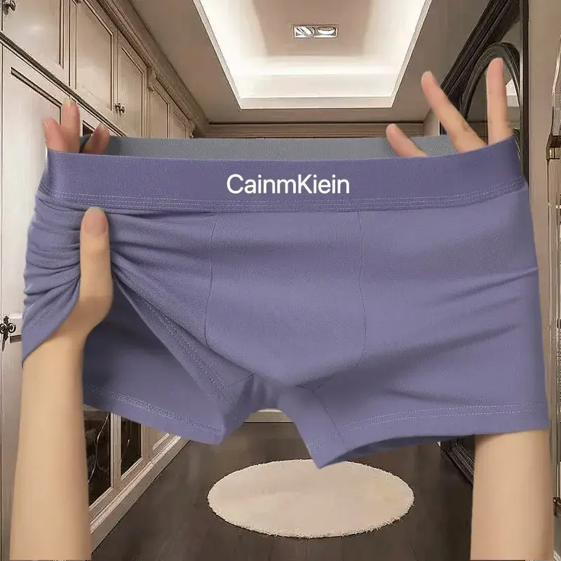 4 pçs roupa interior masculina boxers para homem cuecas boxer shorts sexy calcinha masculina hombre — image 4