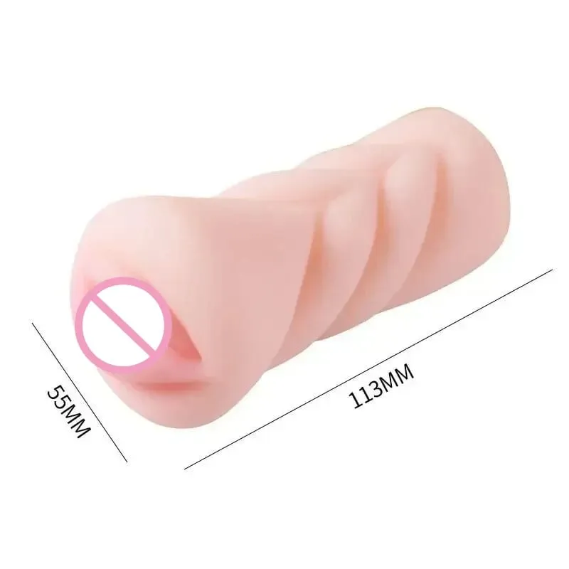 Férfi Repülőgép Kupa Férfi Maszturbátor Orális Hüvely Anális Maszturbáció Puha Valódi Vagina Zseb Pussy Szexjátékok Férfi Szopás