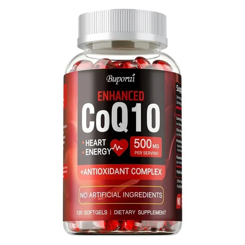 CoQ10-kiegészítő – elősegíti a szív- és érrendszeri és a szív egészségét. Antioxidáns energiát biztosít az általános egészséghez — image 8
