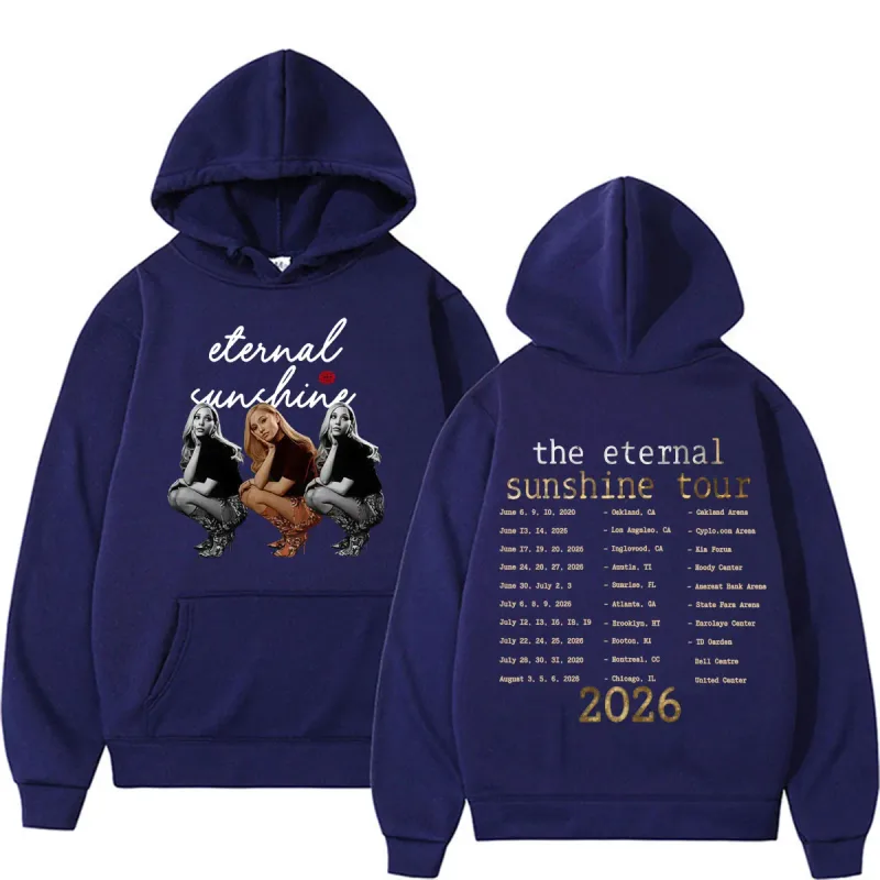Ariana Grande Eternal Sunshine Tour 2026 Double Sided Print Hoodies Men Women High Quality Fashion Aesthetics Sweatshirts Hoodie — image 3