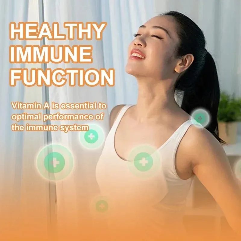 A-vitamin 10000 NE – Támogatja az egészséges látást és az immunrendszer egészségét – GMO-mentes, gluténmentes étrend-kiegészítők — image 6