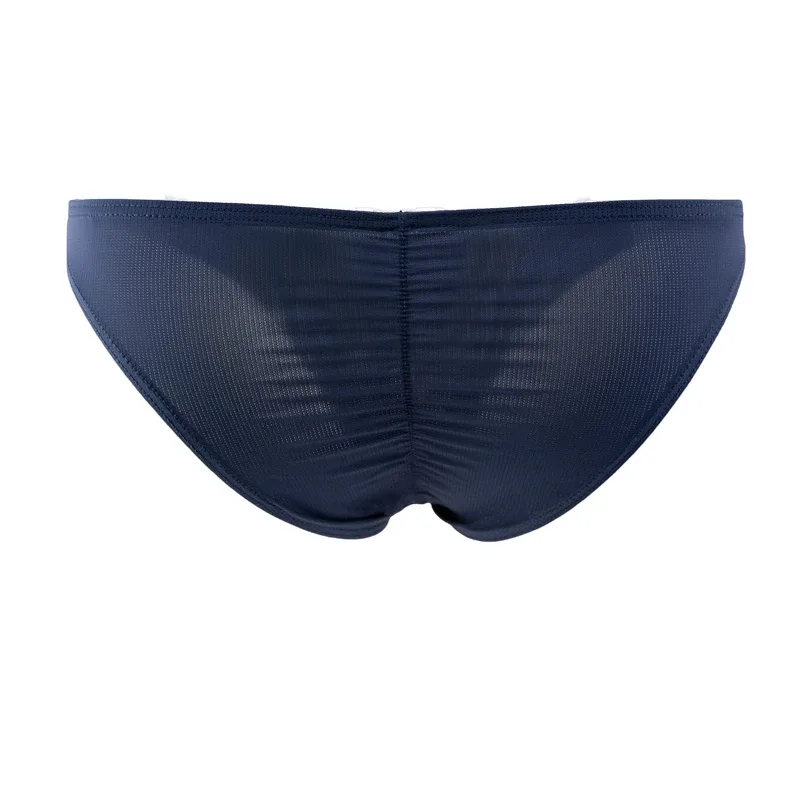 Cuecas de biquíni dos homens roupa interior sexy homem u bolsa hip elevador cuecas malha respirável masculino mini calcinha ropa interior hombre deslizamentos — image 2