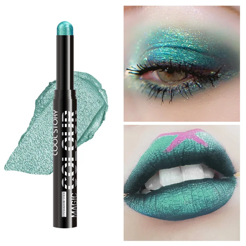 2 σε 1 Eyeshadow Lipstick Stick Pencil Waterproof Glitter Brighten Matte Eye Shadow Makeup Pigment Eyeshadow Pen — image 14
