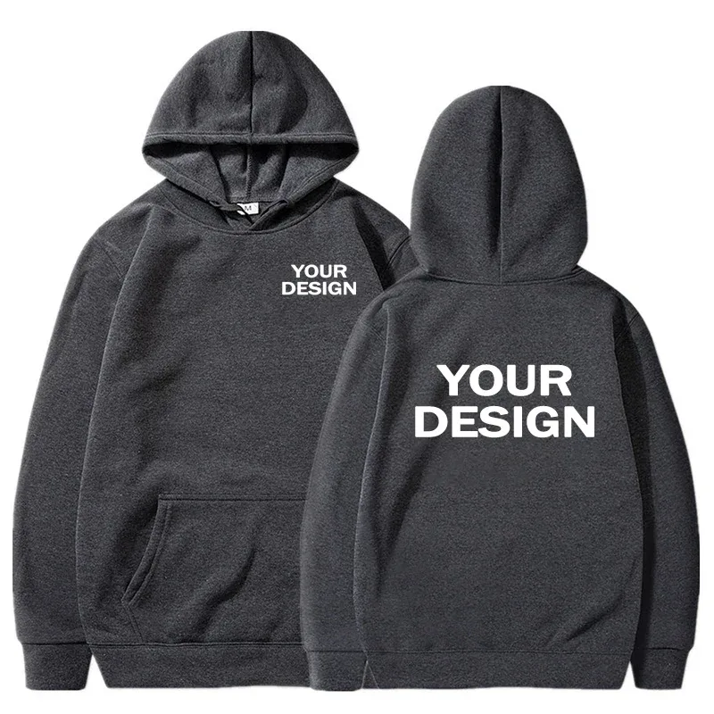 Impressões personalizadas hoodies femininos soltos casual wear cor sólida hoodies manga longa com capuz personalidade streetwear camisolas — image 14