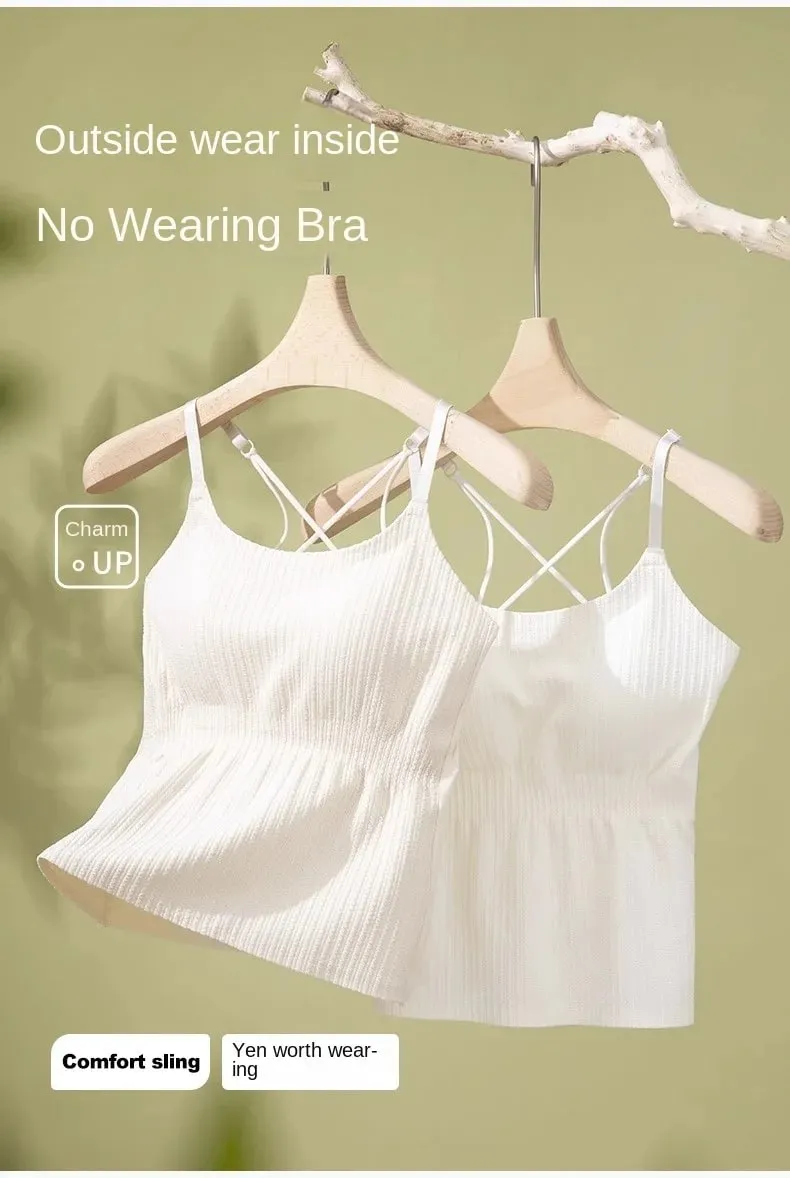 Nyári Melltartó Fekete Fűző Aktív Nagy méretű Bralette Megereszkedett melltartó Mellény Topic Camisole&tanks Traf Női Ruházat Top Traf Zara — image 8