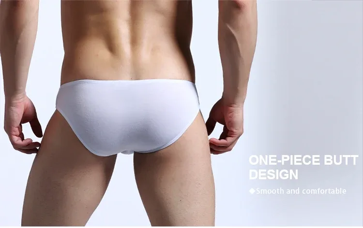 Men's underwear with a U-shaped protruding modal, thin, elastic and sexy low-waisted tight underpants — image 14