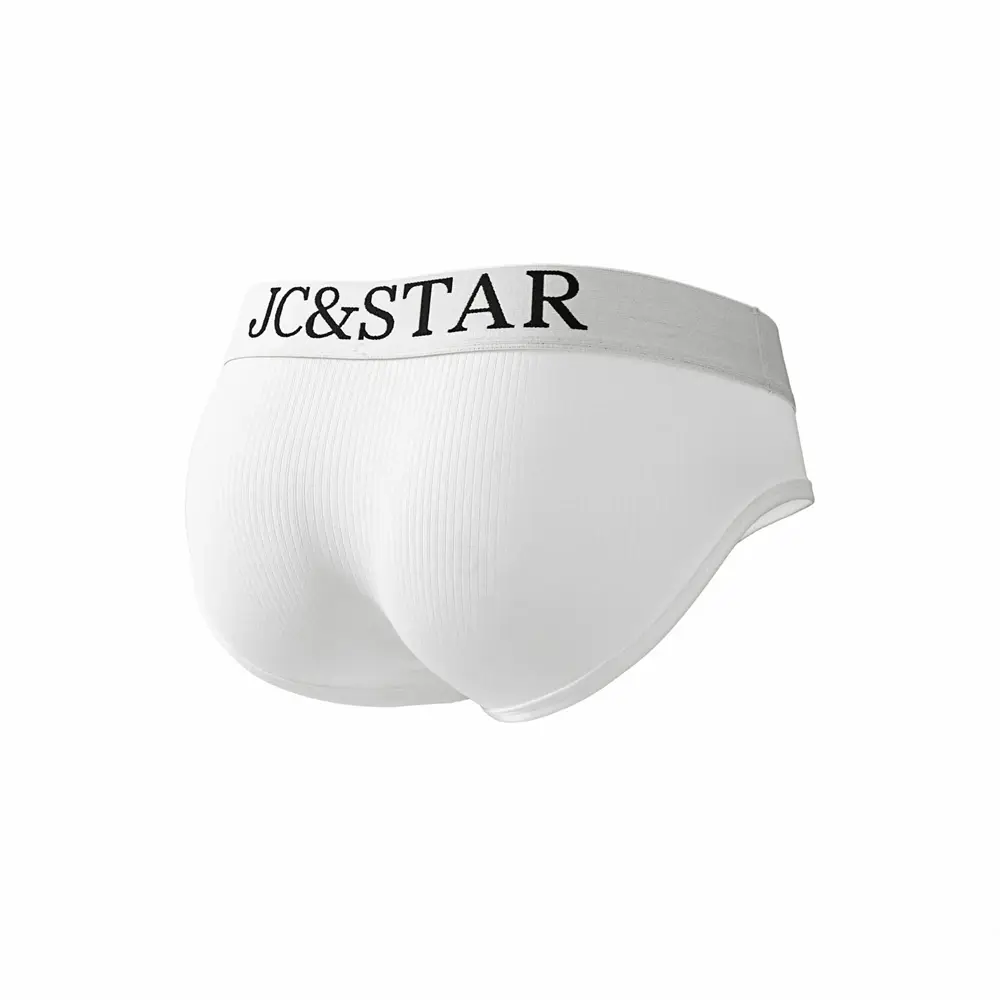 Athletic High Cut Design Mga Panloob na Panloob ng Sexy na Lalaki Mga Panloob na Panloob na Ribbed Cotton Sports Comfort Men Bikini Slip Panlalaking Tanga Briefs — image 11