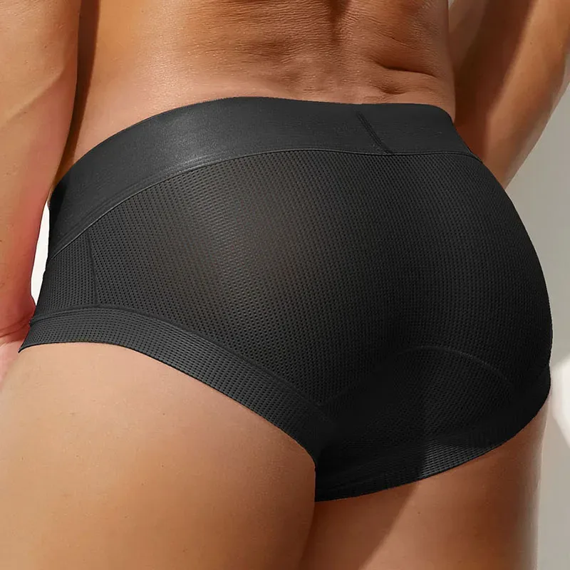 Nova roupa interior para cuecas masculinas cueca masculina ropa interior hombre calzoncillos deslizamento malha respirável calcinha S-XL — image 18