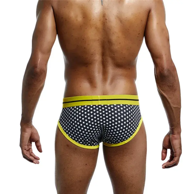 Herr Underkläder Trosor Bomullstryckt Sexiga Herr Boxershorts Slips Cueca Masculina Trosor Calcinha Calzoncillos Hombre Andas — image 17