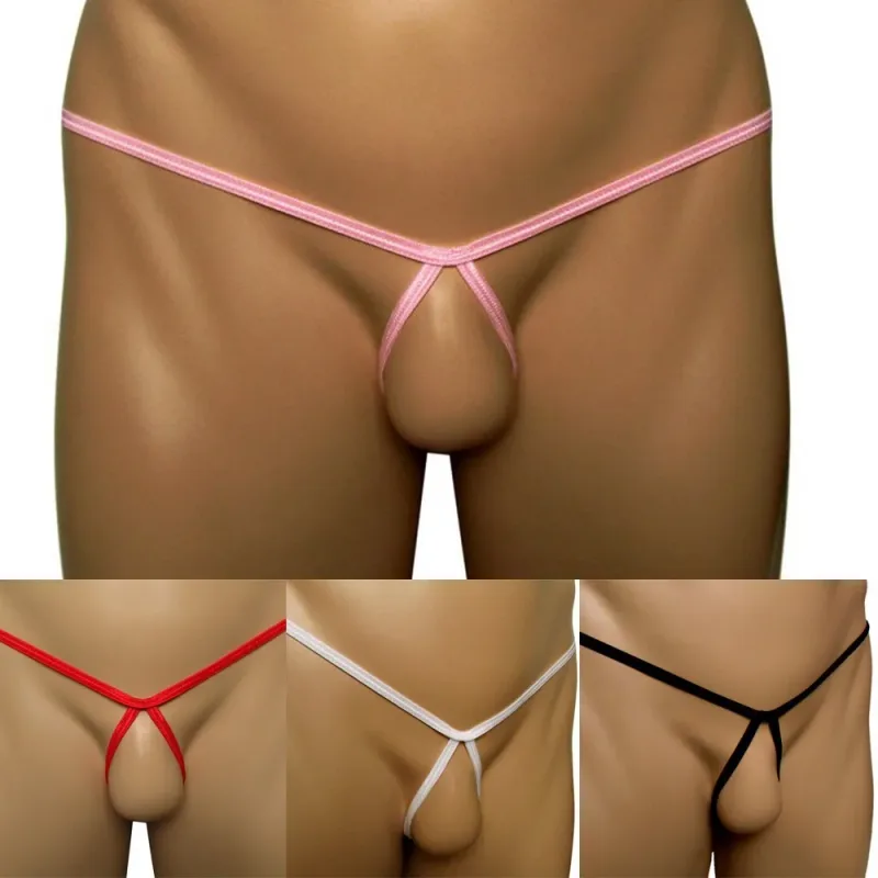 Men'S Sexy And Comfortable Gay SissyBreathable Solid Color Portable Summer Men's Panties Simple Thong Briefs Mens Sexy Underwear — image 7