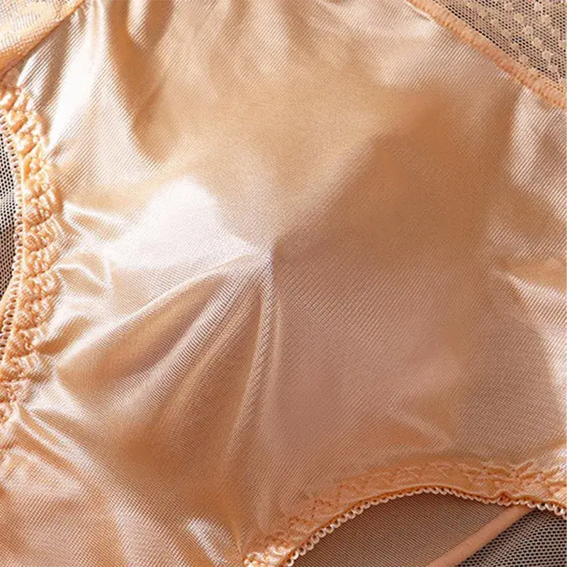 1pc Men Lace Thin Seamless Ice Silk Sexy Briefs 3d Bulge Pouch Low Waist Pantie Summer Breathable High Elastic Soft Underwear — image 4
