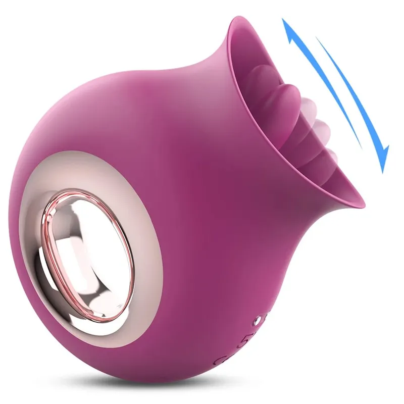 Női Vibrátor G-pont Műpénisz Clitorális Mellbimbó Stimulátor Orális Nyelv Pussy Vagina Szexjáték Női 18 éven felülieknek