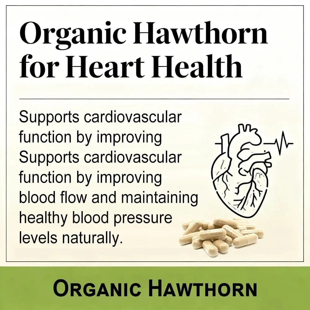 Ultra-Potential Hawthorn Extract Capsules Supports Digestion Heart Health and Blood Sugar Control Promotes Digestive Health — image 4