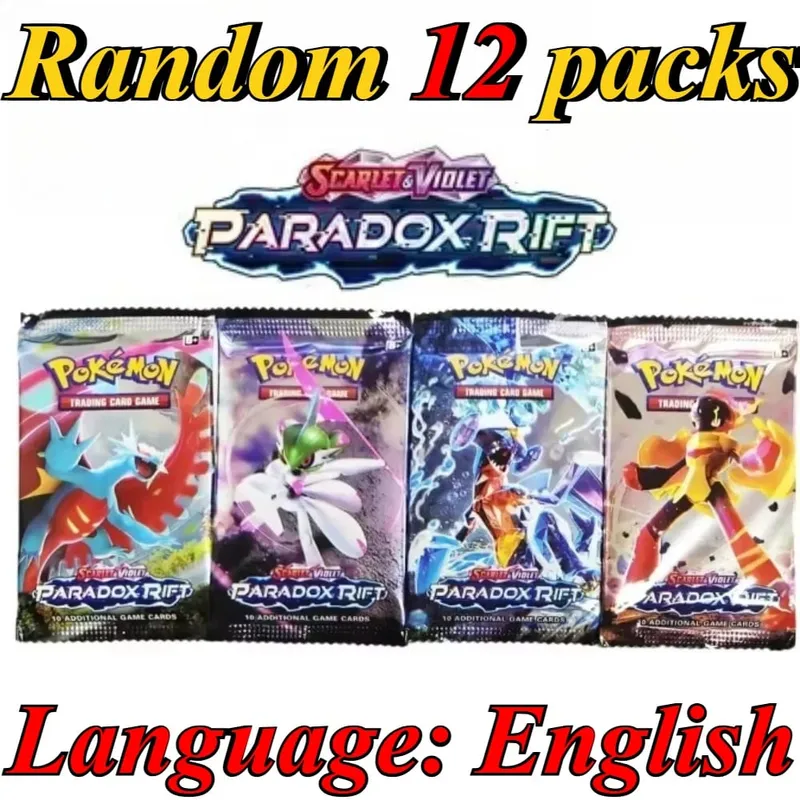 10 πακέτα καρτών Pokémon Bright Stars 151 Prismatic Evolutions PALDEAN FATES English Reinforcement Battle Δώρο κάρτα συναλλαγής — image 28