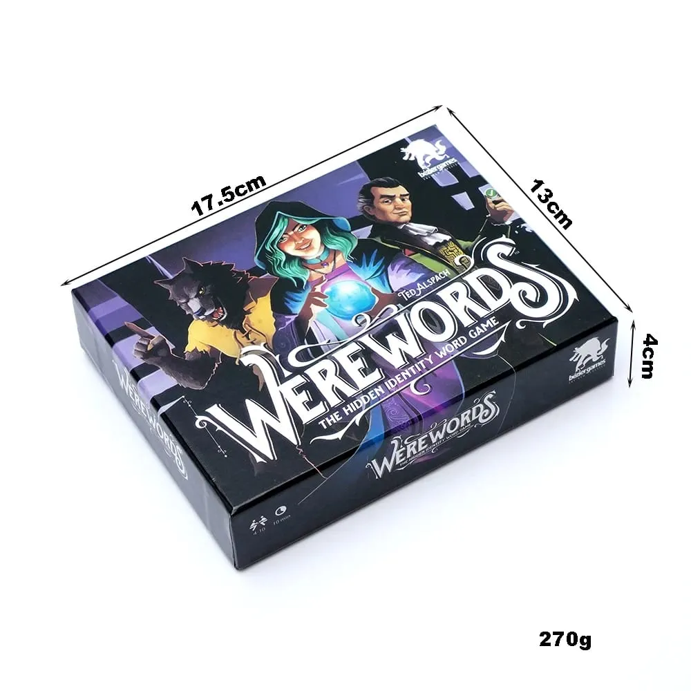 משחק לוח של Werewords כיף למשפחות ניכוי חברתי מרתק נהדר למשפחות משחק מסיבות למשחק מילים — image 6